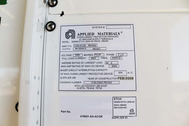 Applied Materials Centura DPS Parts