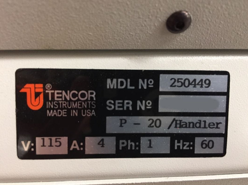 KLA P 20 H Long-Scan Surface Profilometer