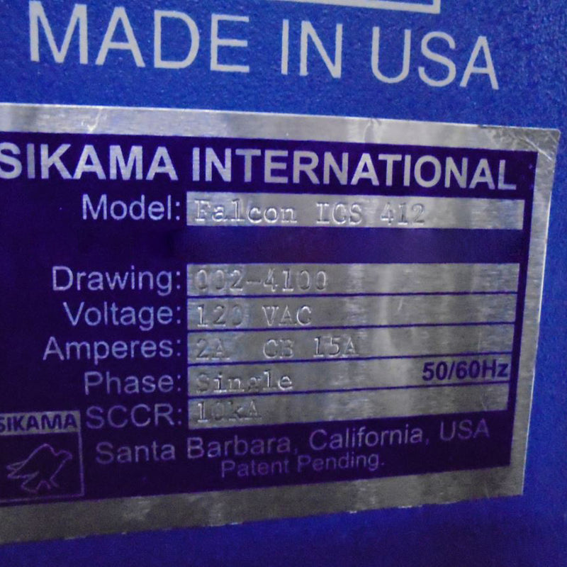 Sikama Falcon ICS 412 Coater / Washer