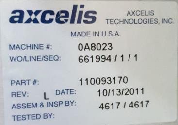 Axcelis Purion M Implanter