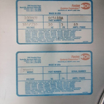 Axcelis 200 MCU Exposure System