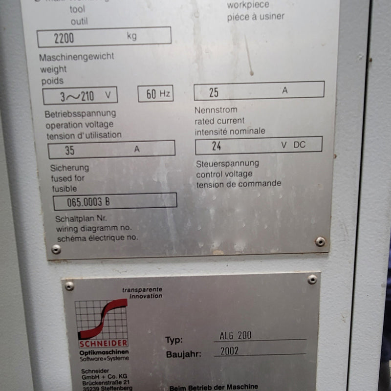 Schneider ALG 200 CNC