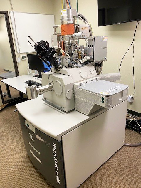 Thermo Fisher Scientific / FEI Helios NanoLab 400 FIB-SEM (Focused Ion Beam - Scanning Electron Microscope)