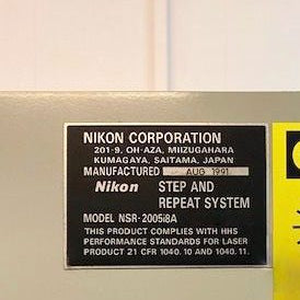Nikon NSR 2005 i 8 A i-Line Stepper