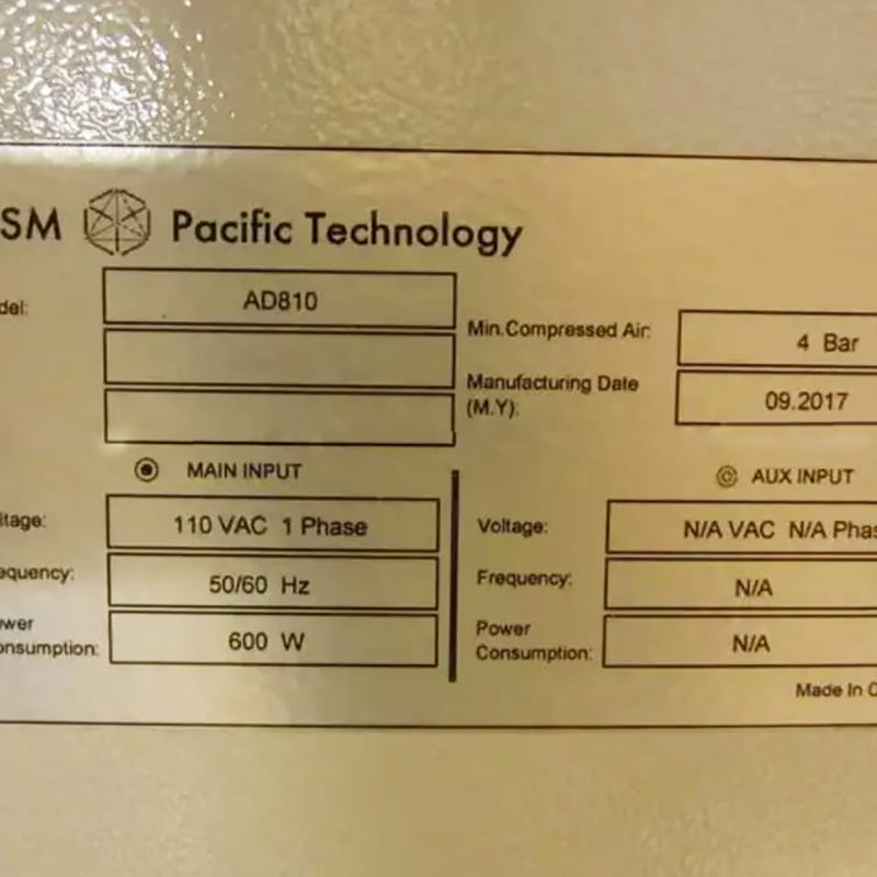ASM AD 810 Automatic Die Attach Tool
