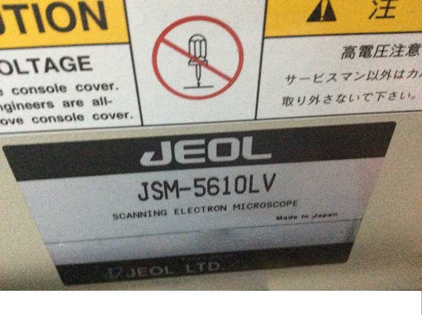 Jeol JSM 5610 LV SEM (Scanning Electron Microscope)