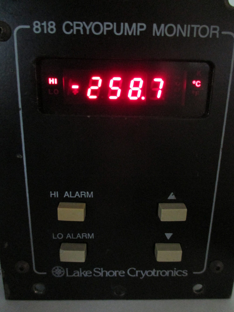 Lakeshore 818 Cryo Pump Monitor