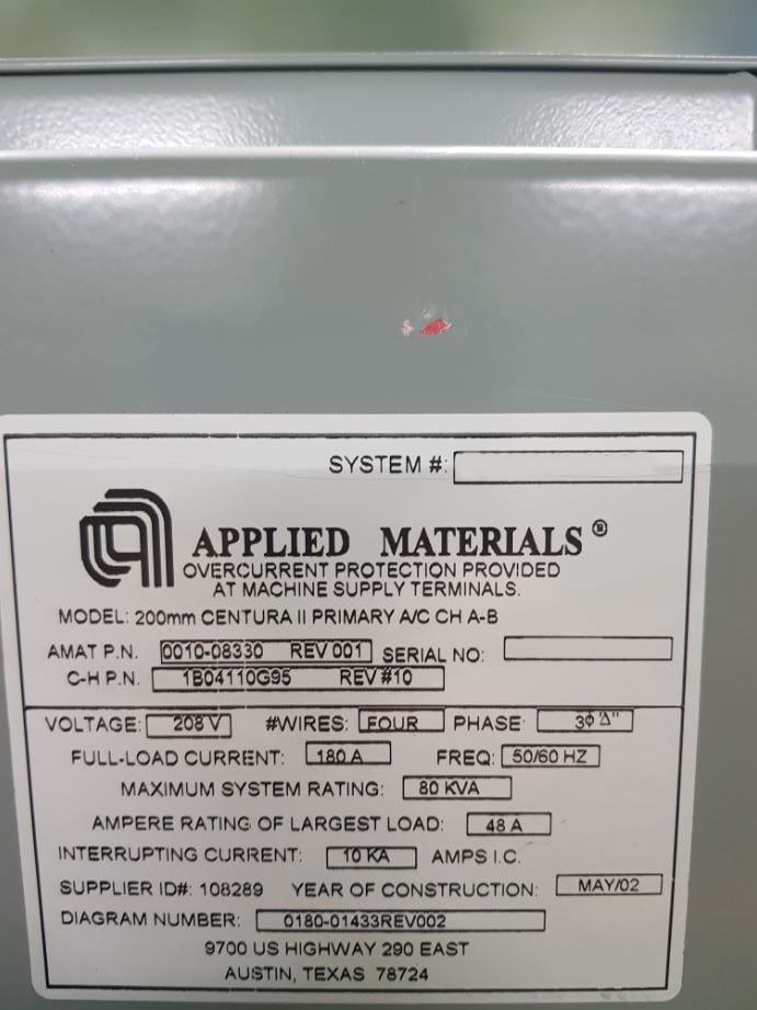 Applied Materials Centura II eMax