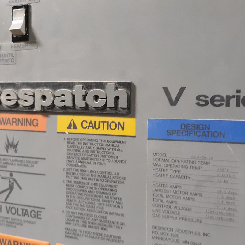 Despatch V Series Oven