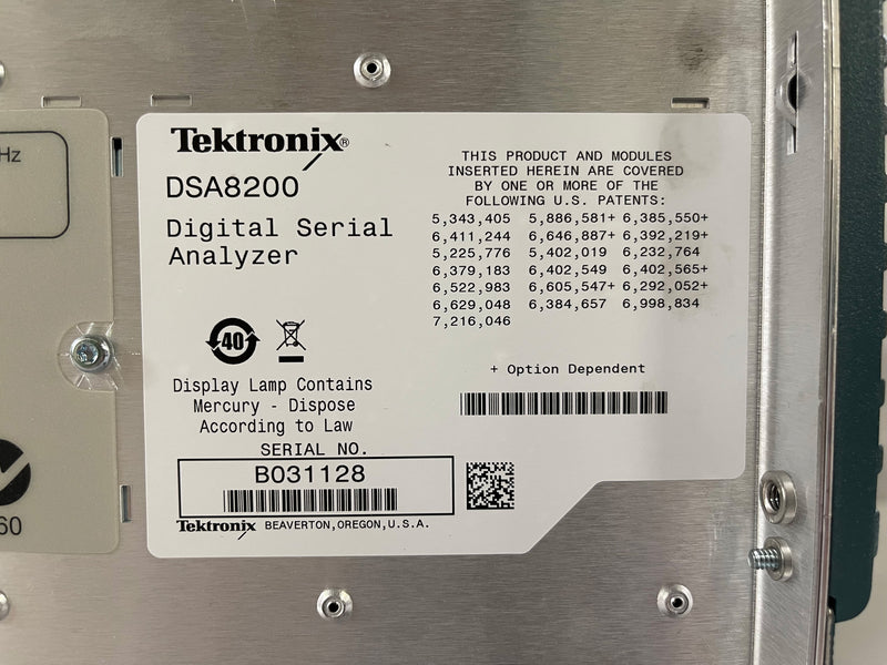 Tektronix DSA 8200 Digital Serial Analyzer