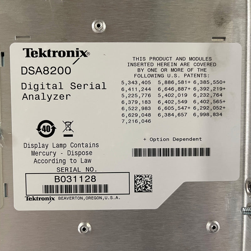 Tektronix DSA 8200 Digital Serial Analyzer