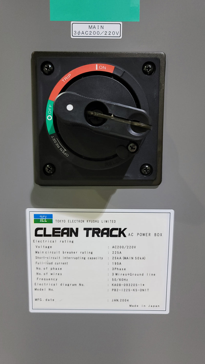 Tel Clean Track Act 8 Coater / Developer