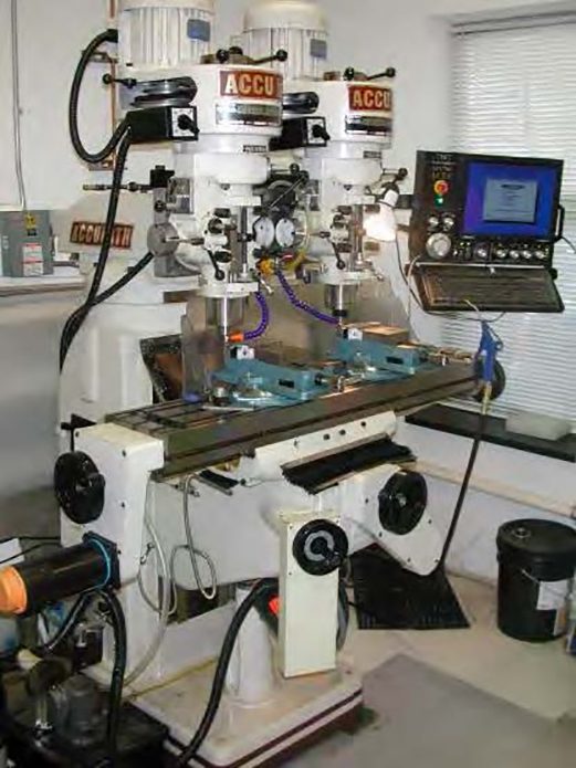 M 3 X 2 Twin Head CNC Milling and Drilling Machine