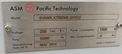 ASM iHawk Xtreme Gocu Ball Bonder
