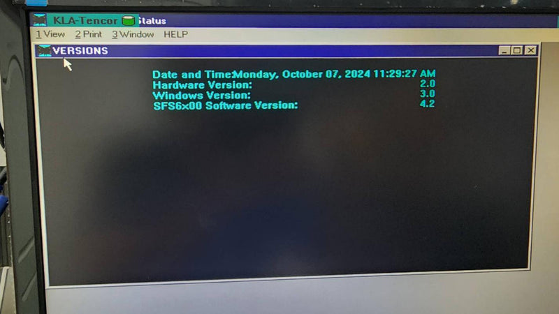 KLA Surfscan 6420 Particle Defect System