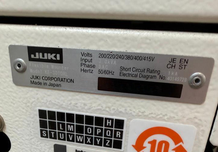 Juki KE 3010 AL Placement System