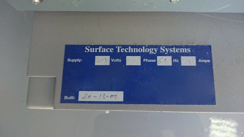 SPTS / STS Multiplex ICP-SR-DRIE (Inductively Coupled Plasma - Silicon Reactive Deep Reactive Ion Etcher)