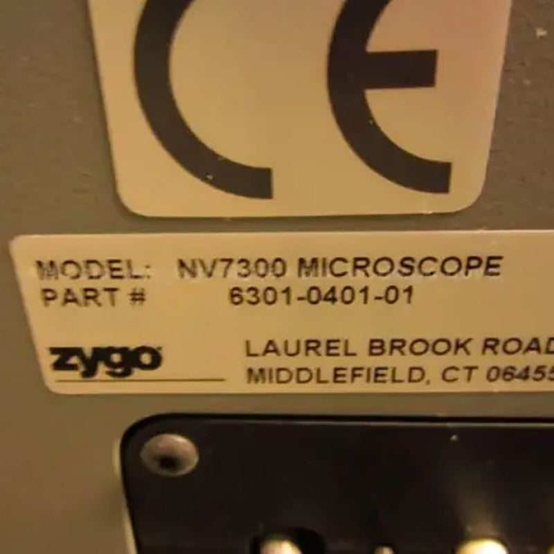 Zygo Newview 7300 Optical Profilometer