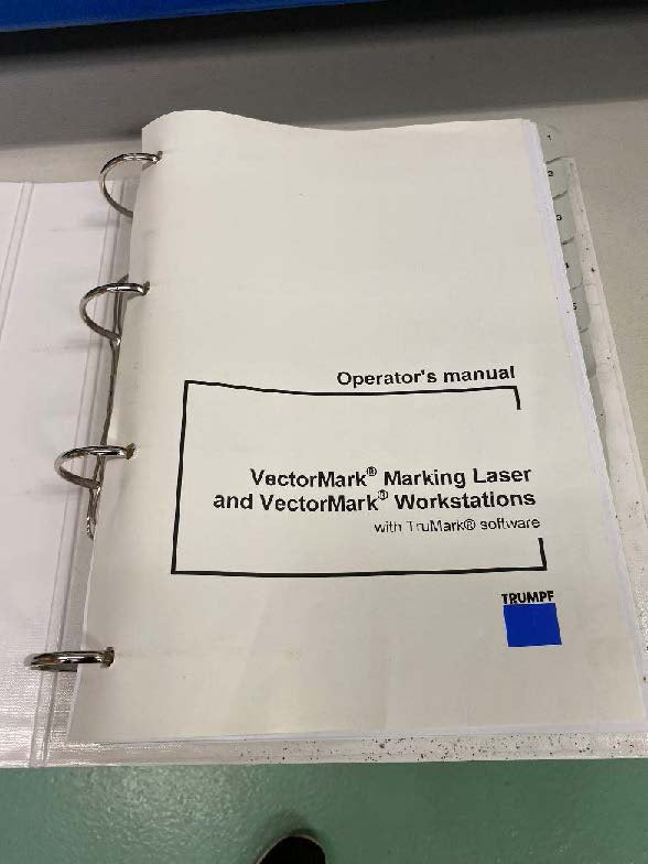 Trumpf VectorMark E 0552 A 0431 Laser Engraver
