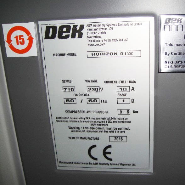 Dek Horizon 01 iX Printer