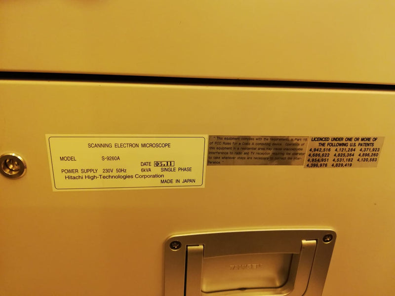 Hitachi S 9260 A CD-SEM (Critical Dimension Scanning Electron Microscope)