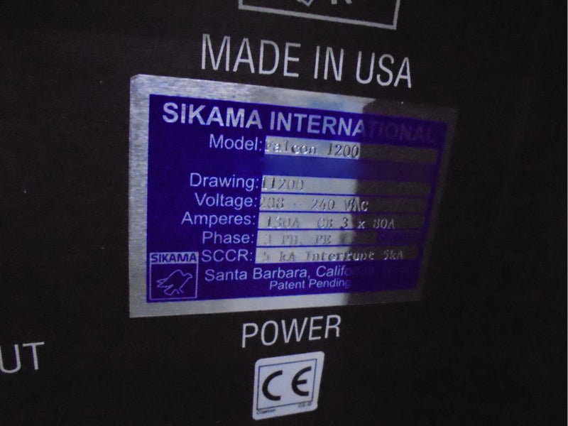 Sikama Falcon ICS 412 Coater / Washer