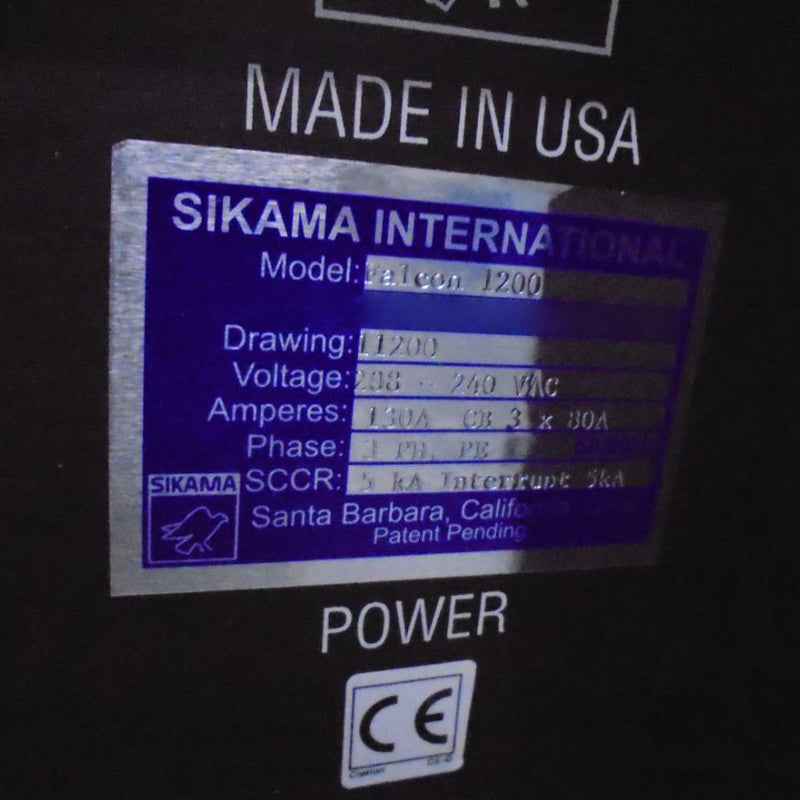 Sikama Falcon ICS 412 Coater / Washer