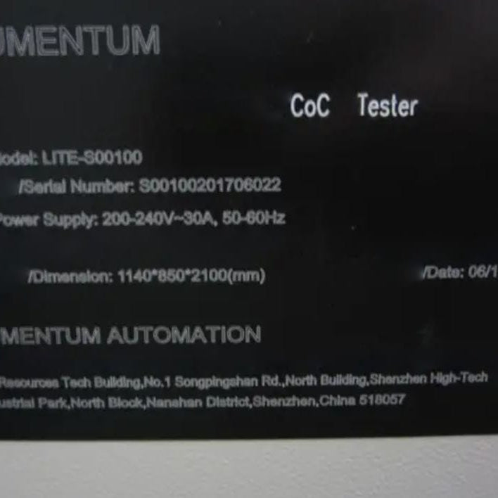 Lumentum LITE S 00100 CoC Tester