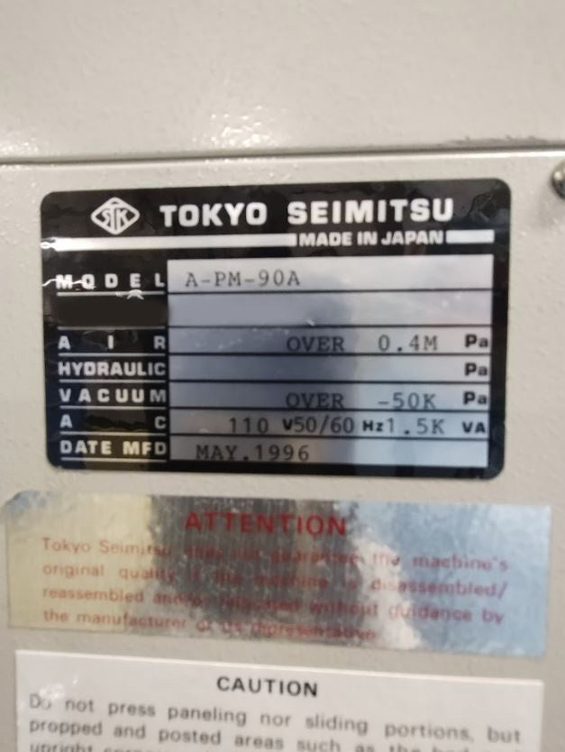 Accretech / TSK APM 90 A Prober