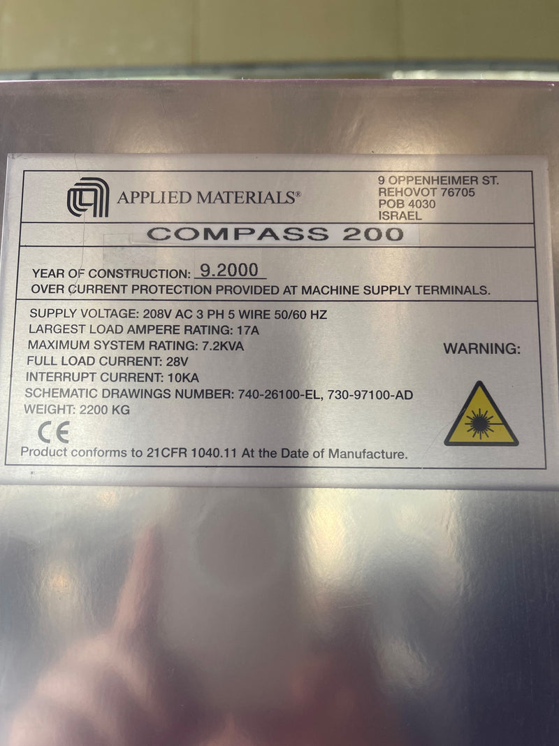 Applied Materials Compass 200 Wafer Inspection System