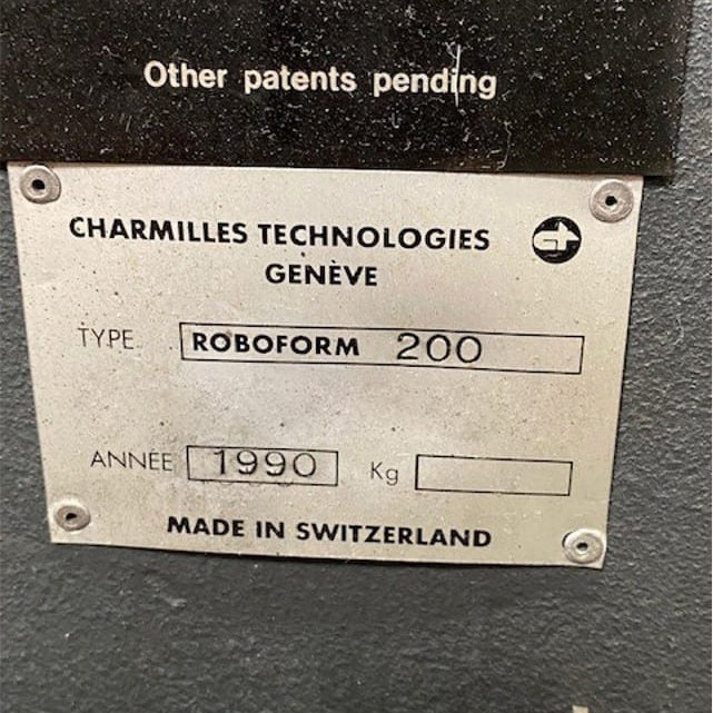 Charmilles Roboform 200 Sinker EDM (Electrical Discharge Machine)
