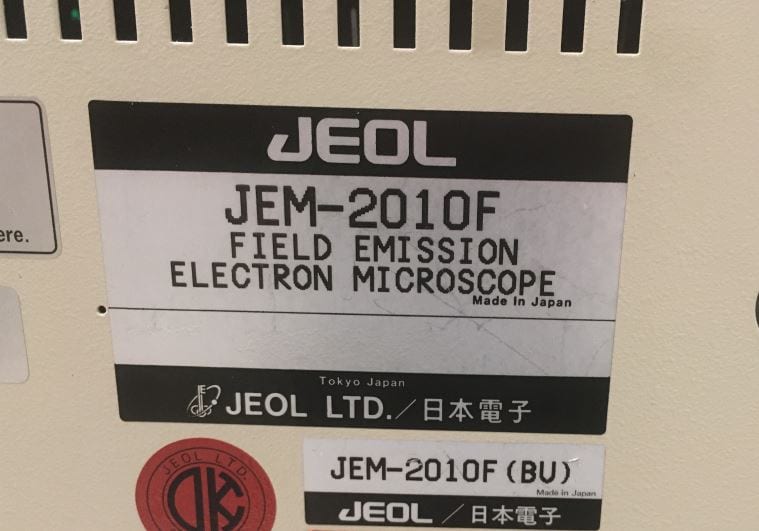 Jeol 2010 F TEM (Transmission Electron Microscope)