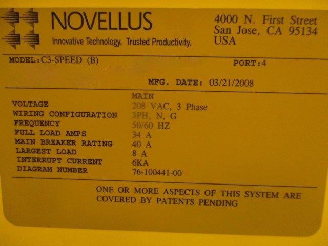 Lam / Novellus / Gasonics Triple Speed NF CVD (Chemical Vapor Deposition)