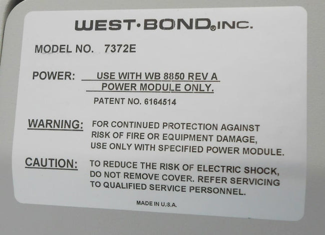 WestBond 7372 E Ectectic / EWpoxy Die Bonder