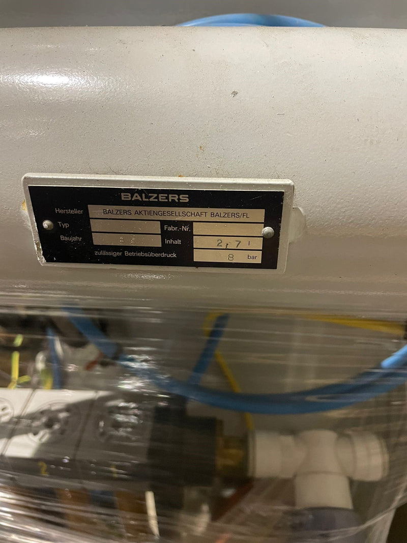 Oerlikon Balzers BAK 600 Vacuum Coating Chamber