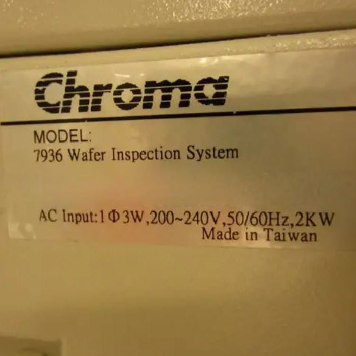 Chroma 7936 Wafer Inspection System