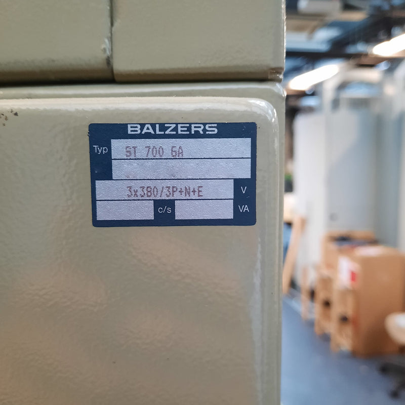 Oerlikon Balzers 600 High Vacuum Process System