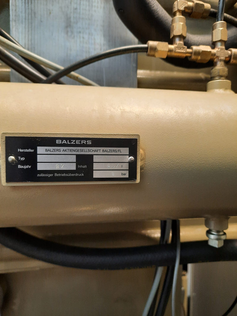 Oerlikon Balzers 600 High Vacuum Process System