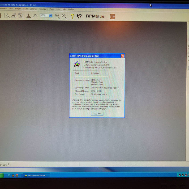 ONTO / Nanometrics RPM Blue