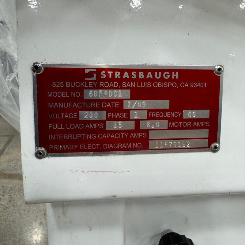 Strasbaugh 6 DF DC 1 CMP (Chemical Mechanical Polisher)