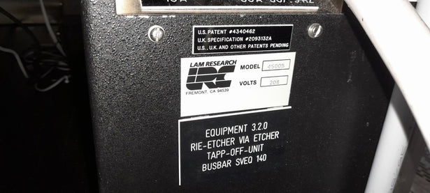 Lam Rainbow 4506 I Plasma Etcher