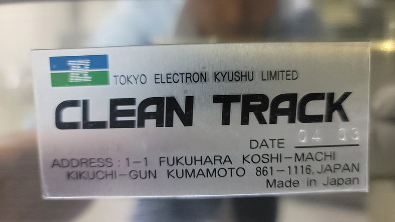 Tel Clean Track Act 8 Coater / Developer