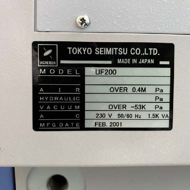 Accretech / TSK UF 200 Automatic Wafer Prober