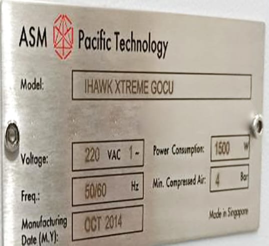 ASM iHawk Xtreme Gocu Ball Bonder