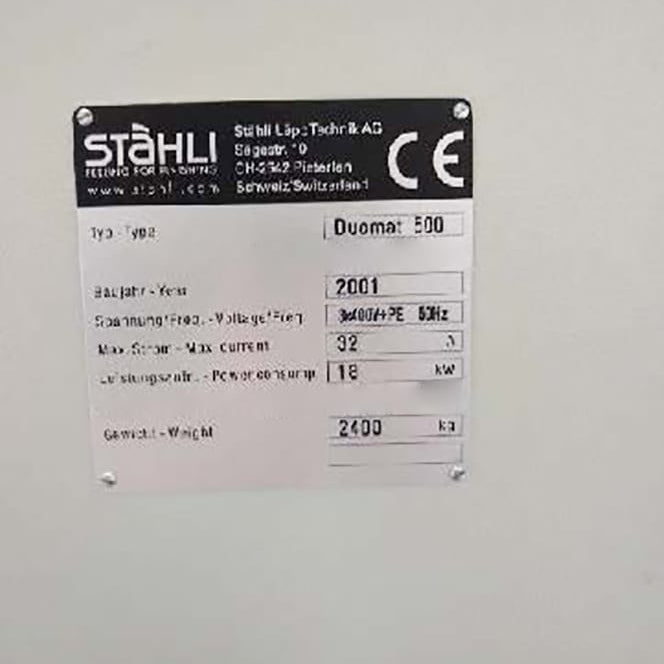Stahli Duomat 500