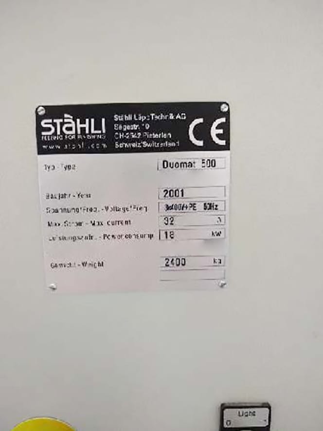 Stahli Duomat 500