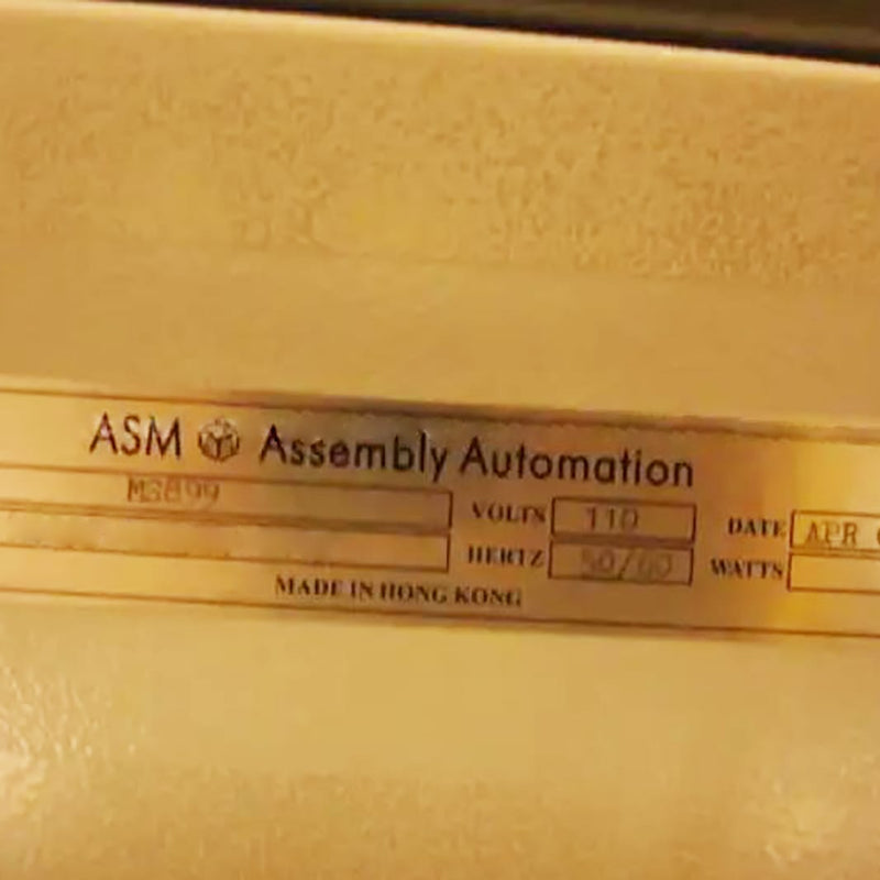 ASM MS 899 Wafer Mapping Die Sorter