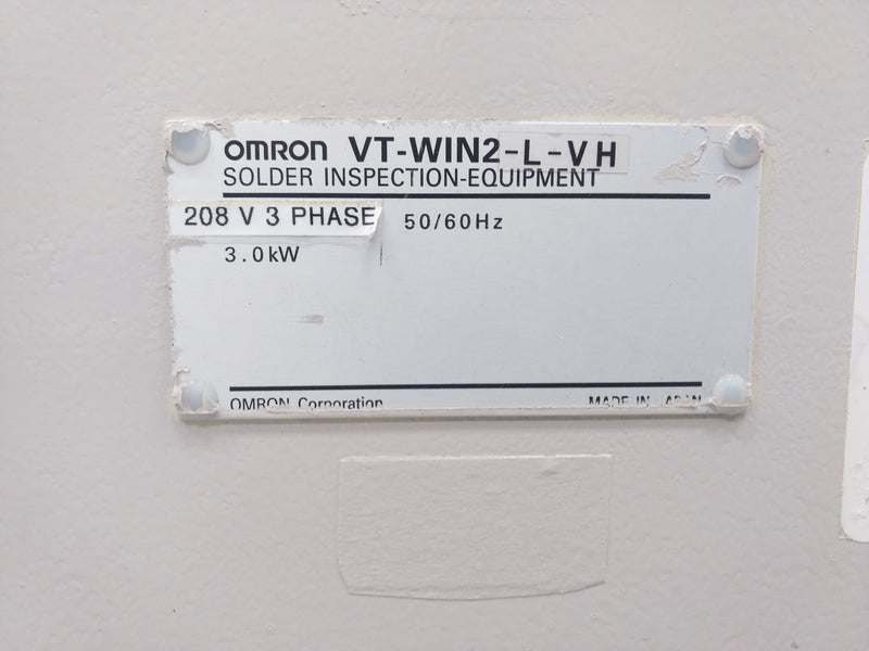 Omron VT WIN 2 Solder Inspection