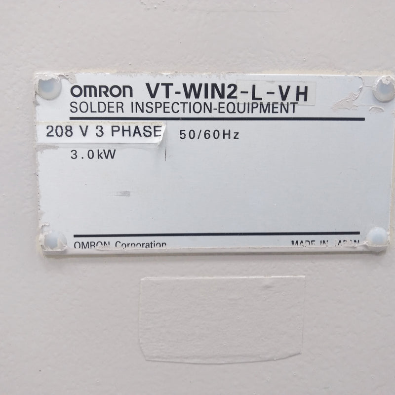 Omron VT WIN 2 Solder Inspection