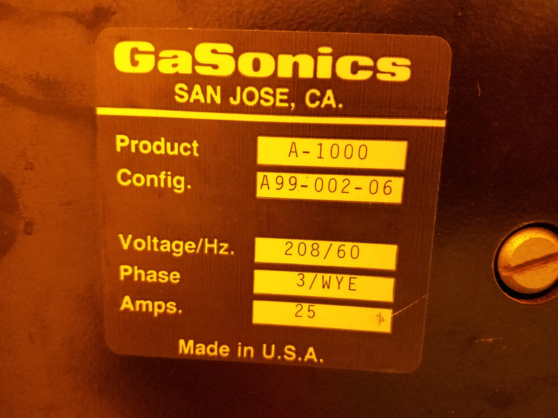 Lam / Novellus / Gasonics Aura A 1000 Photoresist Asher